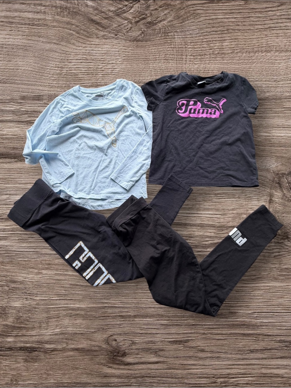 Girls Puma Lot of 2 Matching Sets Size Medium